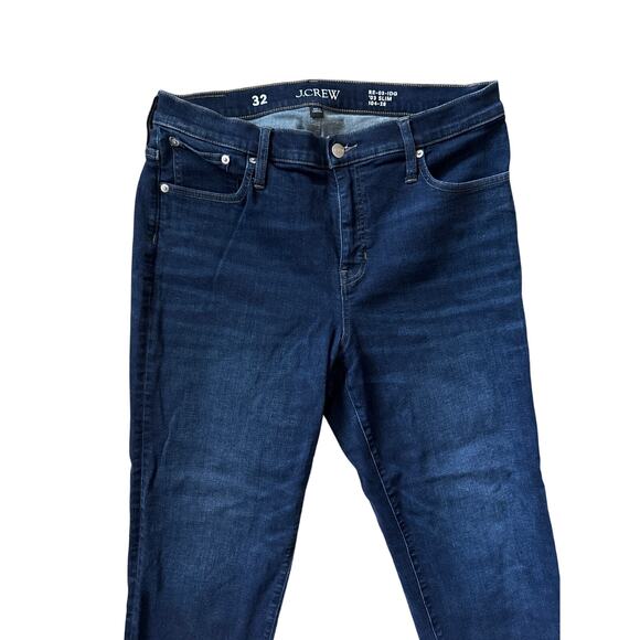 J. Crew High Rise ‘03 Super Stretch Slim Jeans Dark Wash Size 32 - Picture 9 of 10